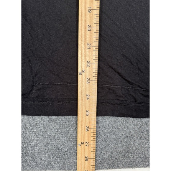 Skims Womens Black Long Sleeve Collared Button Front Pajama Top Size Medium - Picture 9 of 11